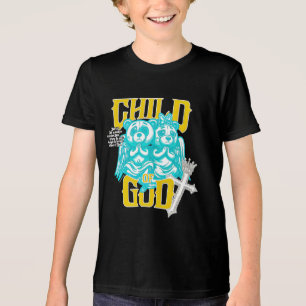 Camiseta Criança de Deus - Fé, Força e Graça