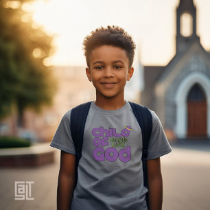 Camiseta Criança de Deus Y2K NOTW Inspiração Cristã