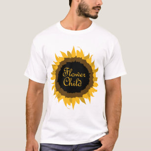 Camiseta Criança de flor