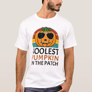 Camiseta Criança De Halloween Garoto Menino Mais Frio Pumpk