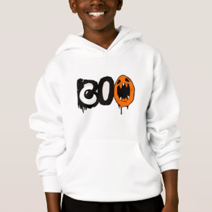 Camiseta Criança de Halloween Hoodie - Impressão mínima "BO