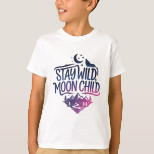 Camiseta Criança de lua selvagem