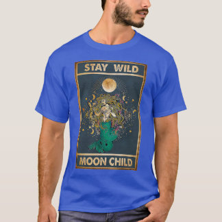 Camiseta Criança de lua selvagem Sereia 1