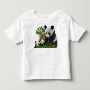 Camiseta Criança de Urso Panda Infantil