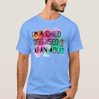 Camiseta Criança Disfarçada No Sonhador Cardíaco