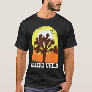 Camiseta Criança do Deserto de Cacto Ambientalista Mojave C