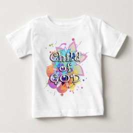 Camiseta Criança do deus, Pastel