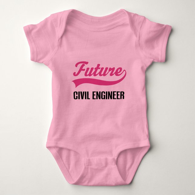 Camiseta Criança do engenheiro civil (futuro) (Frente)