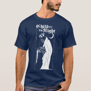 Camiseta Criança Do Esqueleto Noturno Oculta Preto E