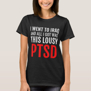 Camiseta Criança do Exército de Guerra do Humor Escuro Ptsd