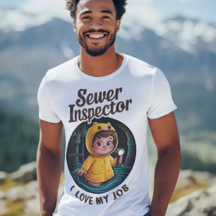 Camiseta Criança do Inspetor de Esgotos de Brave no Casaco 