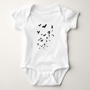 Camiseta Criança dos bastões um Bodysuit do Creeper do