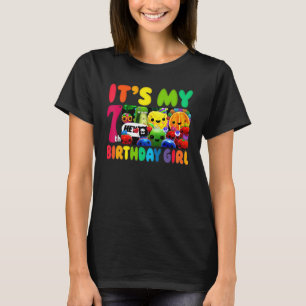 Camiseta Criança É Minha 7 de Aniversário De 7 Anos De Frut