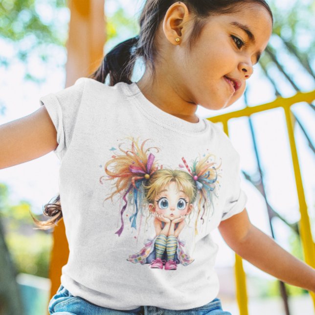 Camiseta Criança Excêntrica  (Criador carregado)