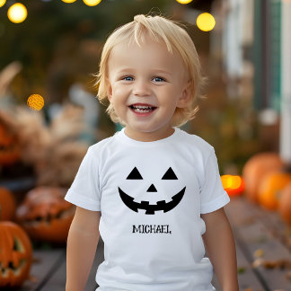 Camiseta Criança Feral de Alguém Roupa de Halloween Persona