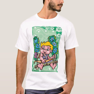 Camiseta Criança floral do arqueiro do Sagitário, flores