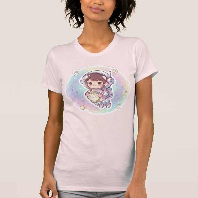 Camiseta Criança Interior Segurando o Coração do Universo (Frente)