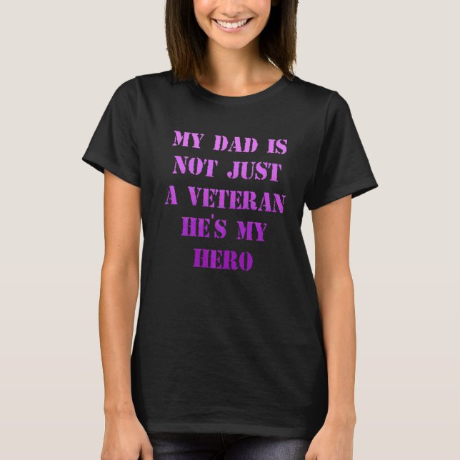 Camiseta Criança Militar Mês Roxo 1 (Frente)