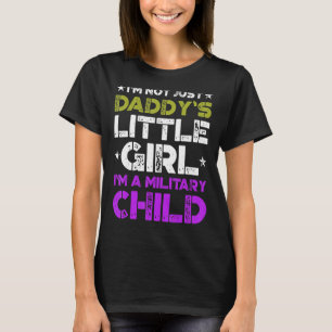 Camiseta Criança Militar Mês Roxo Pequeno