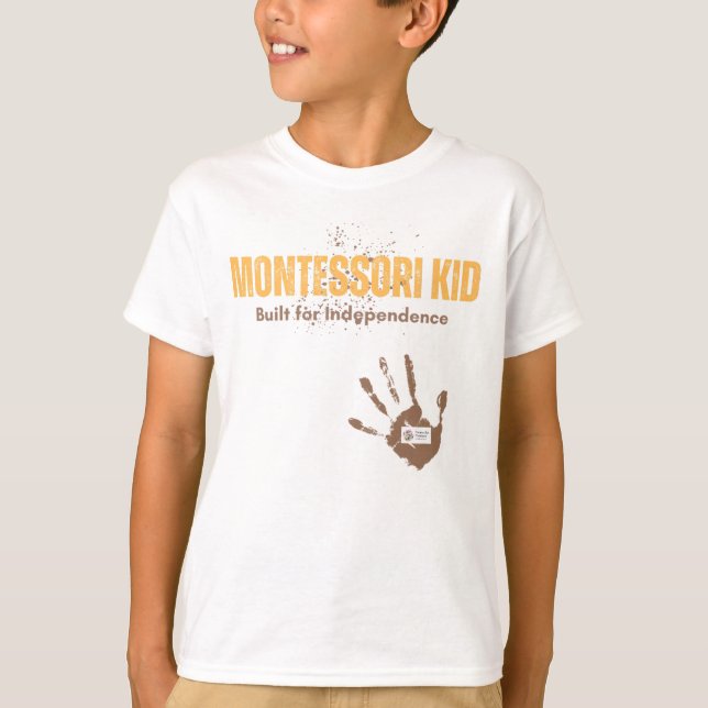 Camiseta Criança Montessori (Frente)