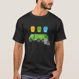 Camiseta Criança Pequena Que Ama Lixo No Dia Do Lixo