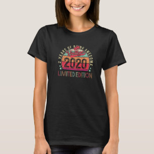 Camiseta Criança segundo aniversário 2020 Vintage 2020