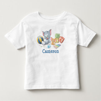 Camiseta Criança Tom e Jerry Brincando com Brinquedos