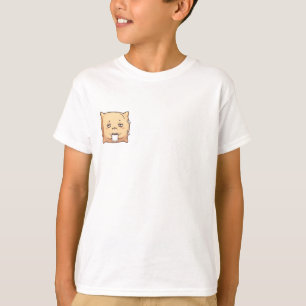 Camiseta Criança Travesseiro Cansado Sonolento Café