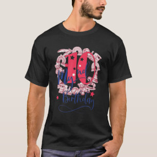 Camiseta Crianças 10ª Festa de aniversário Brinquedo para M