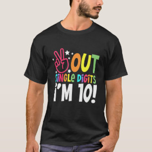 Camiseta Crianças 10º Aniversário, Solteiro de Resgate de P