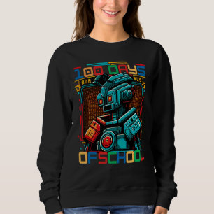 Camiseta Crianças 100 Dia da Escola Gamer Menino Menina Gam