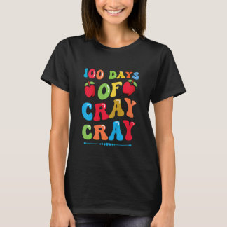 Camiseta Crianças 100 dias de Cray Cray - Maçãs e Livros