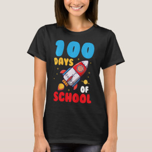 Camiseta Crianças 100 Dias De Crianças Escolares 100º Dia D