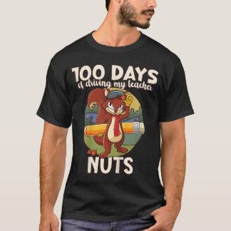 Camiseta Crianças 100 Dias De Enlouquecer Meu Professor Mat