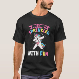 Camiseta Crianças 100 Dias De Escola Espelhadas Com Unicor