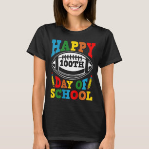 Camiseta Crianças 100 Dias De Meninos Escolares Felizes 100