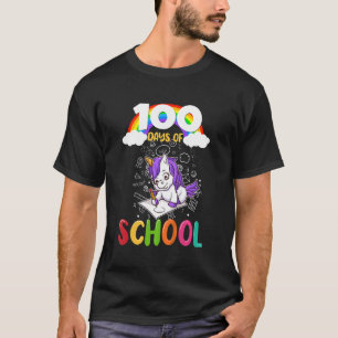 Camiseta Crianças 100 Dias De Primeiro G Primário Da Escola