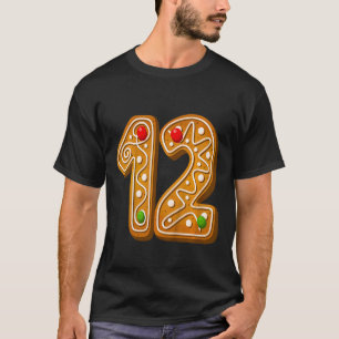 Camiseta Crianças 12 Cookie de Natal Capital Mais Justo