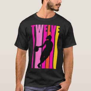 Camiseta Crianças 12 de basquete Ontem 12 Doze T