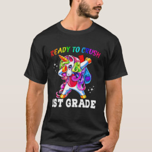 Camiseta Crianças 1Rua Grau Unicórnio Primeiro Dia De Ofert