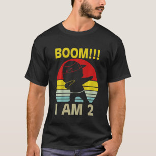 Camiseta Crianças 2 Crianças de aniversário Garoto de 2 ano