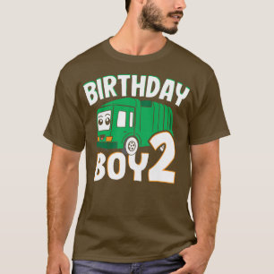 Camiseta Crianças 2 Crianças de Aniversário - Reciclar de L