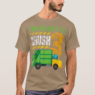 Camiseta Crianças 3º aniversárioCaminhão de lixo 3 anos