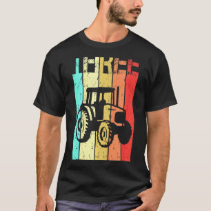 Camiseta Crianças 3 anos Trator Aniversário Terceiro Tercei
