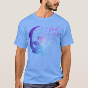 Camiseta Crianças 4ª Festa de aniversário Fada Fale Princes