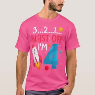 Camiseta Crianças: 4º Astronomia Cuta Astronômica Foguete