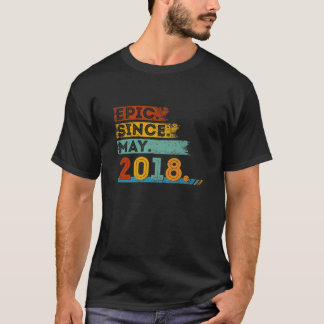 Camiseta Crianças 4. º aniversário para epidemia de 4 anos 
