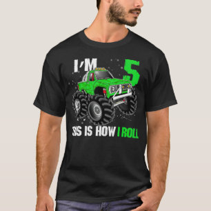 Camiseta Crianças 5 de Aniversário, de cor engraçada