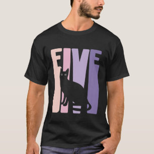 Camiseta Crianças 5 de Aniversário Gift Gift Gift Fan De 5 