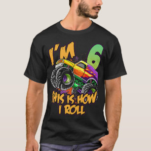 Camiseta Crianças 6 Aniversário Eu tenho 6 Este é como eu f